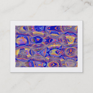 Carte De Visite Abstrait fractal 061012a (frontière)