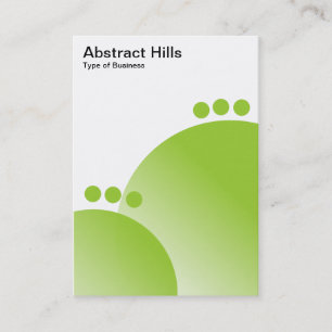 Carte De Visite Abstrait Hills - Martian Green
