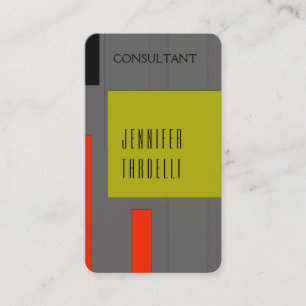 Carte De Visite Abstrait minimaliste moderne Arrière - plan créati