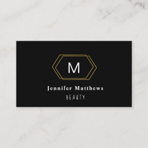 Carte de visite Abstrait moderne Faux Rose Gold