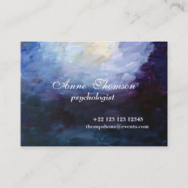 Carte de visite Abstrait moderne violet