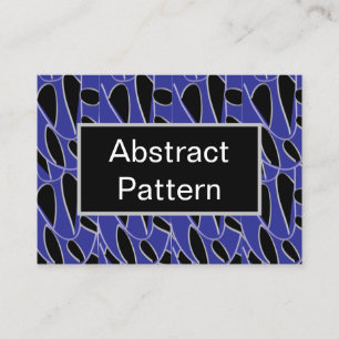 Carte De Visite Abstrait moderne violet noir