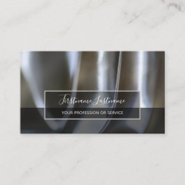 Carte De Visite Abstrait or métal alliage structures busine