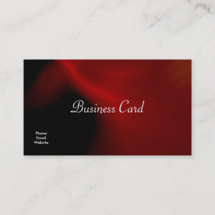 Carte de visite Abstrait Soie Rouge Noir