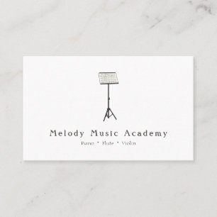 Carte De Visite Académie de musique