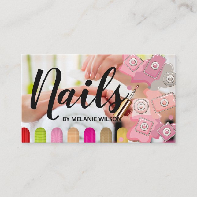 Carte De Visite Accessoires de salle à ongles | Beauté (Devant)