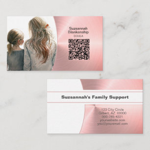 Carte De Visite Accompagnement familial et services de photographe