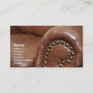 Carte De Visite accoudoirs et supports pour fauteuil en cuir