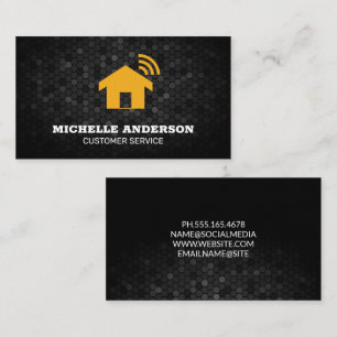 Carte De Visite Accueil Wifi Technologie WFH
