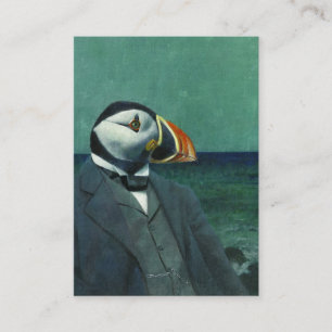 Carte de visite ACEO de Puffin Gentleman