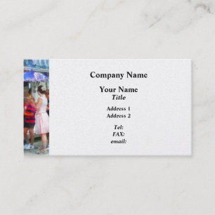 Carte De Visite Acheter de la crème glacée à la Foire