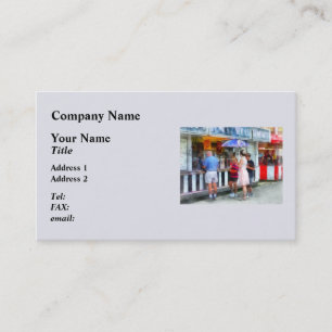 Carte De Visite Acheter une glace à la foire