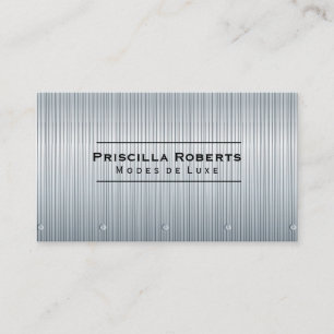 Carte De Visite Acier   Rivets Arrière - plans métalliques