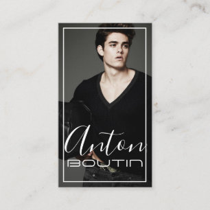 Carte de visite Acteur de modèle