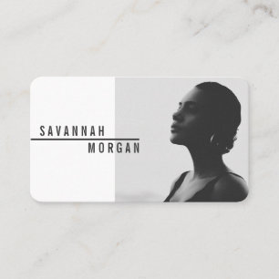 Carte De Visite Acteur modèle danseur photo contemporaine en mode 