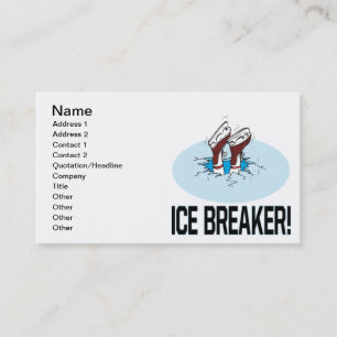 Carte De Visite Activité pour briser la glace