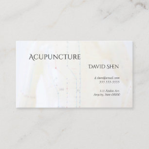 Carte De Visite Acupuncture torse et bras