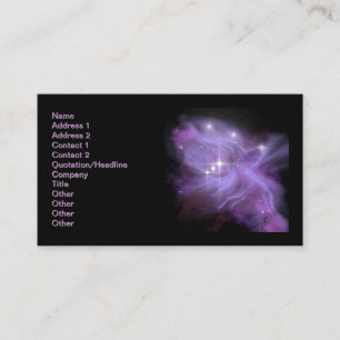 Carte De Visite Adoration de la galaxie spatiale
