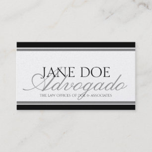 Carte De Visite Advogado
