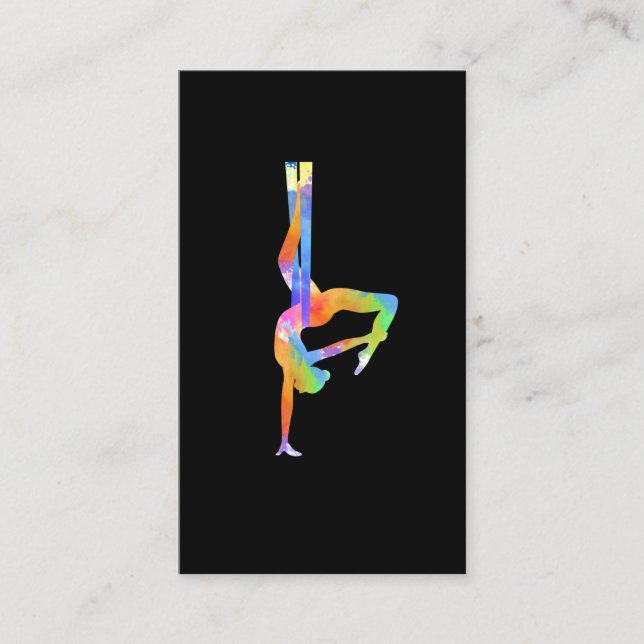 Carte De Visite Aerial Silks Women Aerialist Aerial Yoga (Devant)