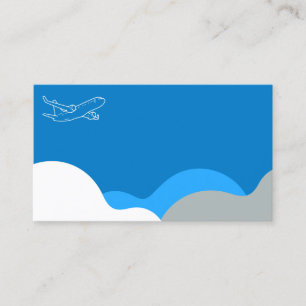 Carte De Visite Aéronautique ou aérien personnalisable