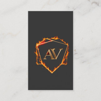 Carte De Visite AETHER VANGUARD - Logo Stone Forme Streetwear AV