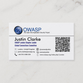 Carte De Visite Affaires Card_2 de JC OWASP