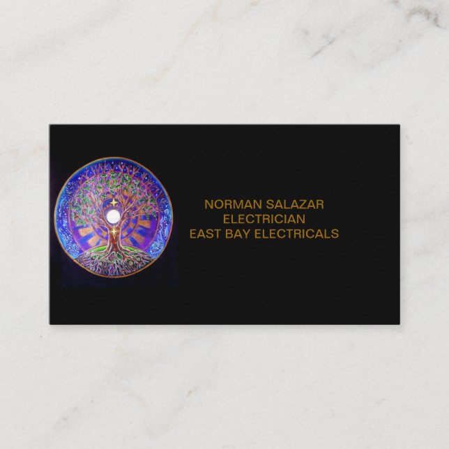 CARTE DE VISITE AFFAIRES CARD-ELECTRICIAN (Devant)