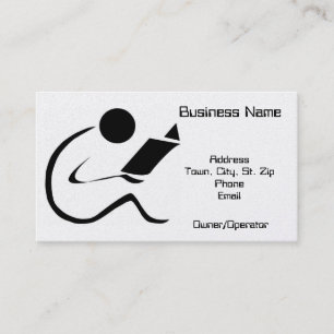 Carte De Visite Affaires Carte-Lecture-Grandes pour les
