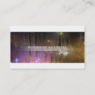 Carte De Visite affaires comme d'habitude