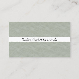 Carte De Visite Affaires de crochet • Métiers faits main