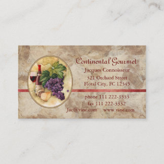 Carte De Visite Affaires de restauration