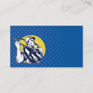 Carte De Visite affaires électriques de travailleur de monteur de