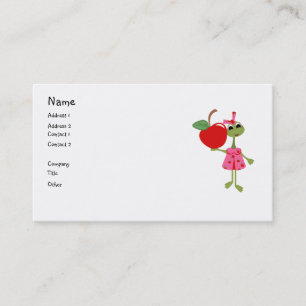 Carte De Visite Affaires personnalisées/Carte-Professeur et Apple