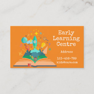 Carte De Visite Affaires tôt de garde de centre d'étude