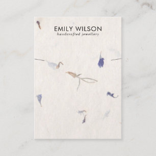 CARTE DE VISITE AFFICHAGE DE BRACELET DE PAPIER À LA MAIN