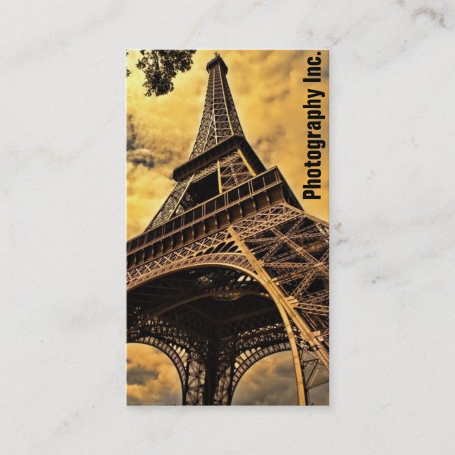 Carte De Visite Affichage de photographie (Devant)