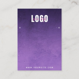Carte De Visite Affichage des oreilles du logo de la Galaxie noctu