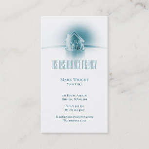 Carte De Visite Agence d'assurance professionnelle HS Sécurité f