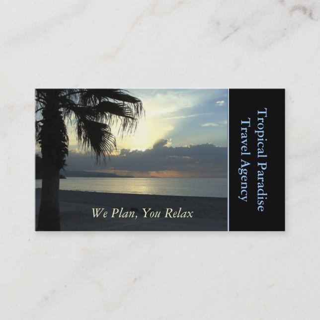 Carte De Visite Agence de voyages (Devant)