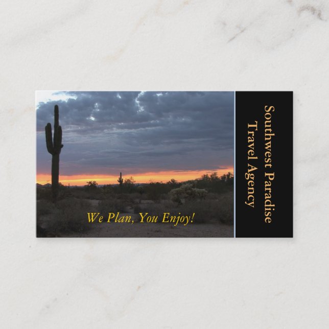 Carte De Visite Agence de voyages (Devant)