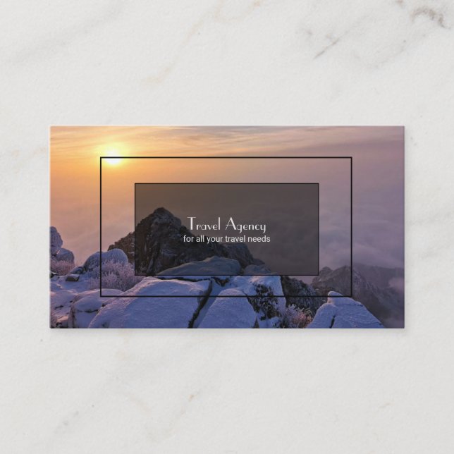 Carte De Visite Agence de voyages (Devant)