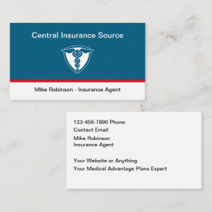 Carte De Visite Agent d'assurance de régimes médicaux