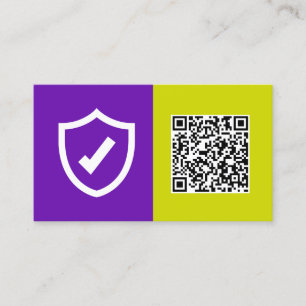 Carte De Visite Agent d'assurance QR personnalisé