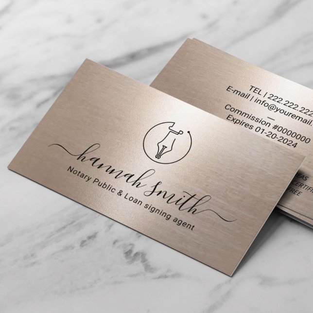 Carte De Visite Agent de signature de prêt de notaire mobile minim (Créateur téléchargé)