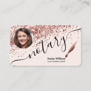 Carte De Visite Agent de signature de prêt notaire Moderne Ajouter