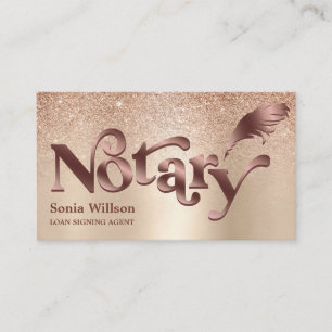 Carte De Visite Agent de signature de prêt notaire moderne Profess