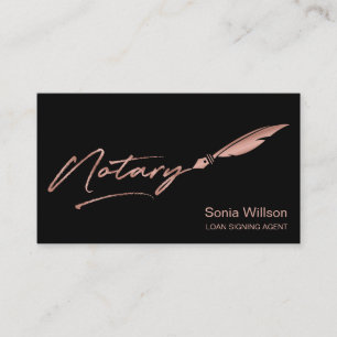 Carte De Visite Agent de signature de prêt public notaire Code QR 