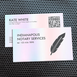 Carte De Visite Agent de signature du contrat de crédit et du cont