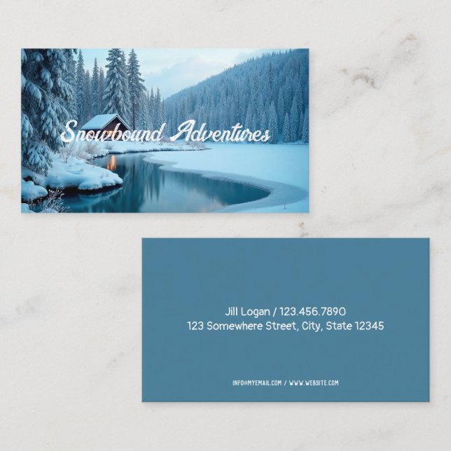 Carte De Visite Agent de voyage (Devant / Derrière)